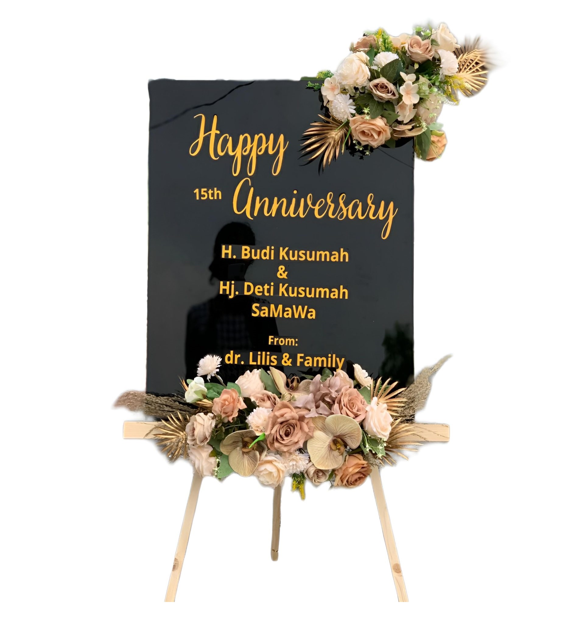 Papan Bunga Akrilik Bululawang