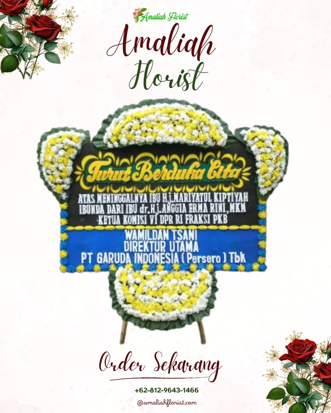 Papan Bunga Duka Bululawang